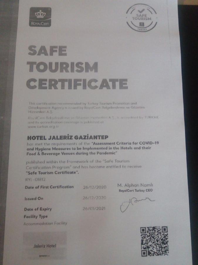 Jaleriz Gaziantep Hotel Exterior foto